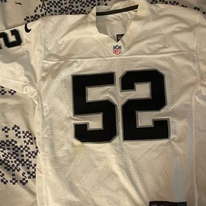 Raiders Khalil Mack jersey size 40/M